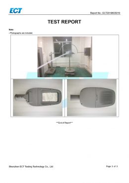 EK IP66 TEST sertifikati